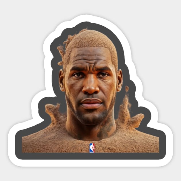 LeBron James Sticker by TshirtMA